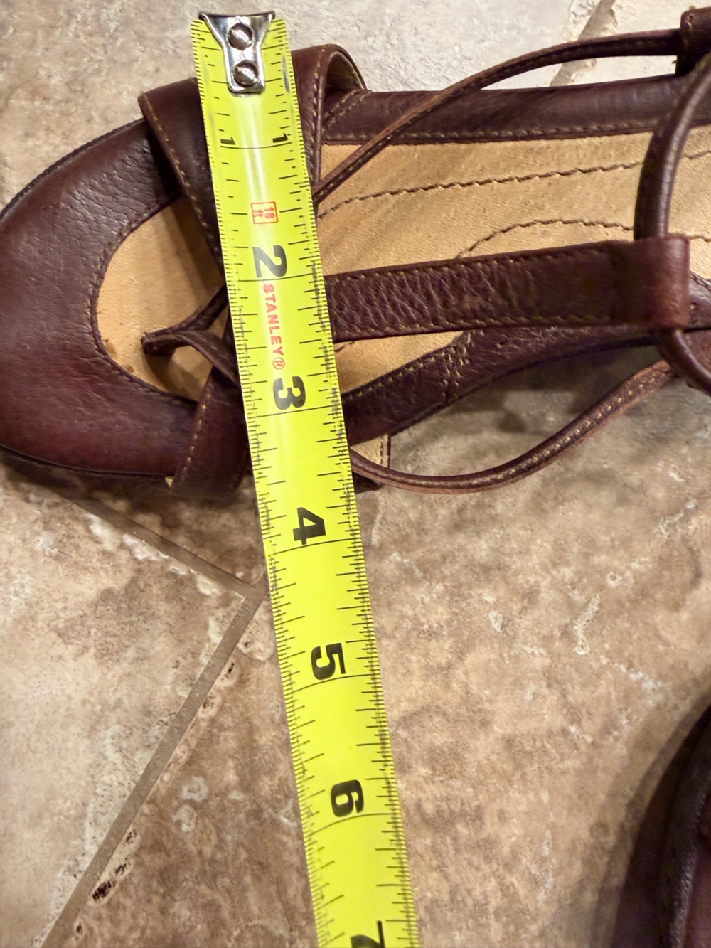 Born strappy brown leather sandals EUC 7 - Picture 7 of 7